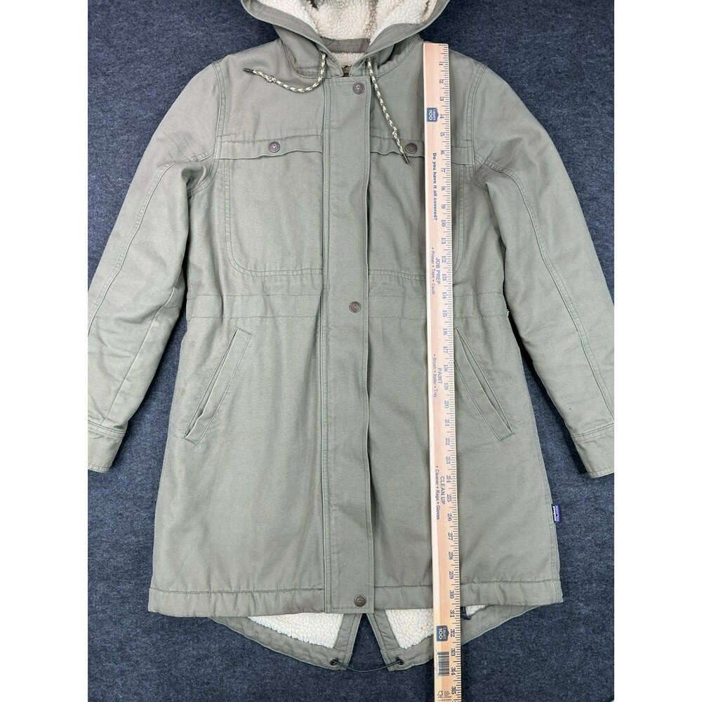Patagonia Womens Insulated Prairie Dawn Parka S Sherpa Lined Gorpcore Outdoor - Picture 16 of 16
